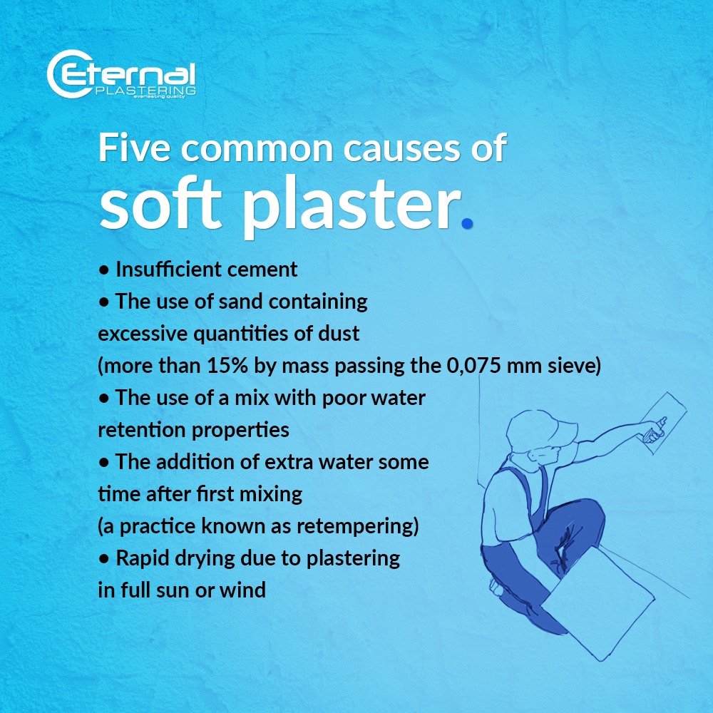 5 Common Cause of soft Plaster